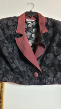 Load image into Gallery viewer, TDF! 90s Vintage Marnie West Black Crop Lace Jacket
