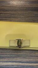 Load and play video in Gallery viewer, Salvatore Ferragamo Vara Bow Wallet, Yellow
