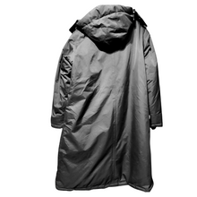 Load image into Gallery viewer, Men&#39;s, Black Aquacheck,  Lands End Down Coat Size L
