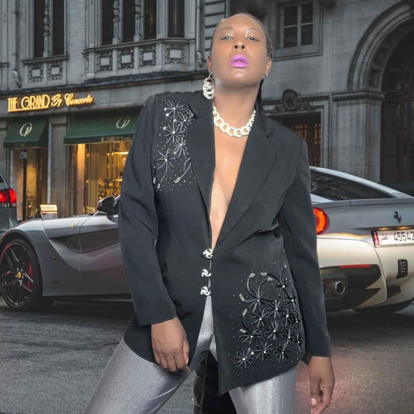 90s Vintage St. Anthony by Anthony Sicari Blazer Size 12