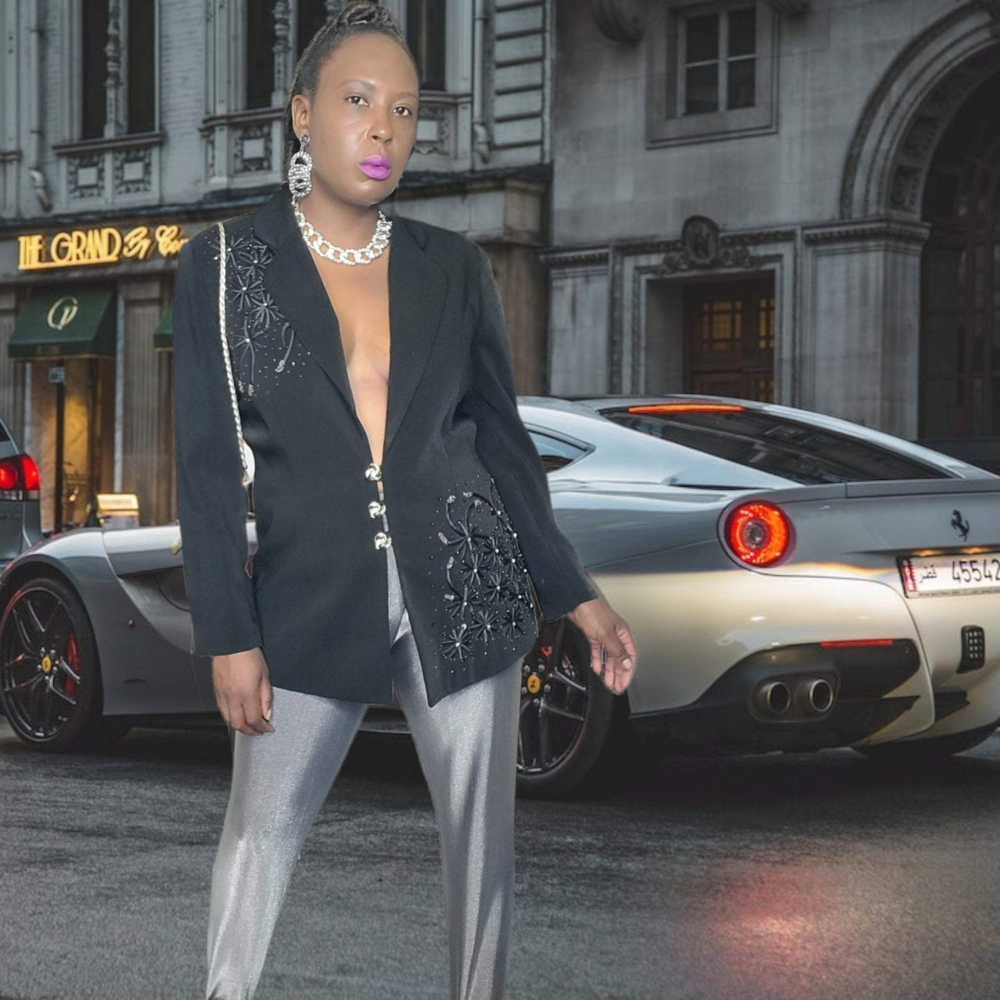 90s Vintage St. Anthony by Anthony Sicari Blazer Size 12