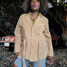 Load image into Gallery viewer, 90s Suede Leather Jacket Rampage Suede Jacket Size L

