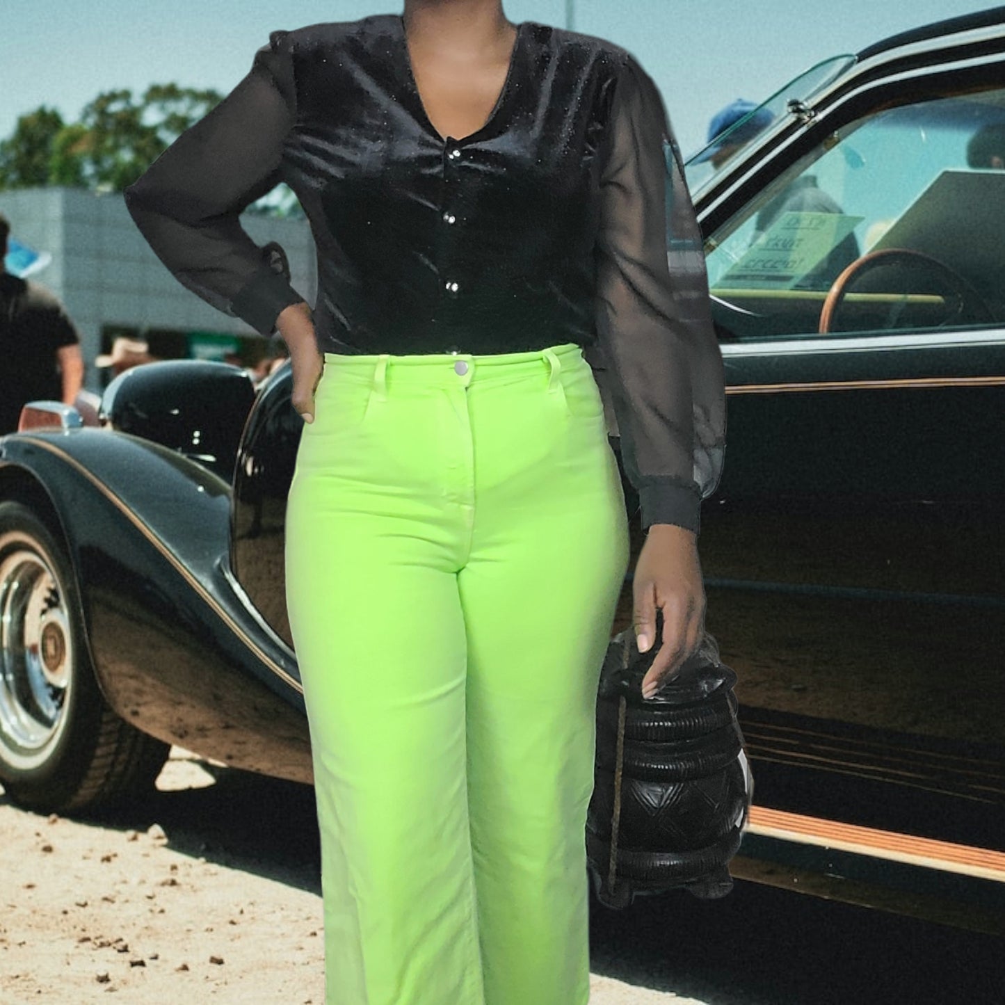 1980s Vintage Another Thyme Velvet Blouse Size L