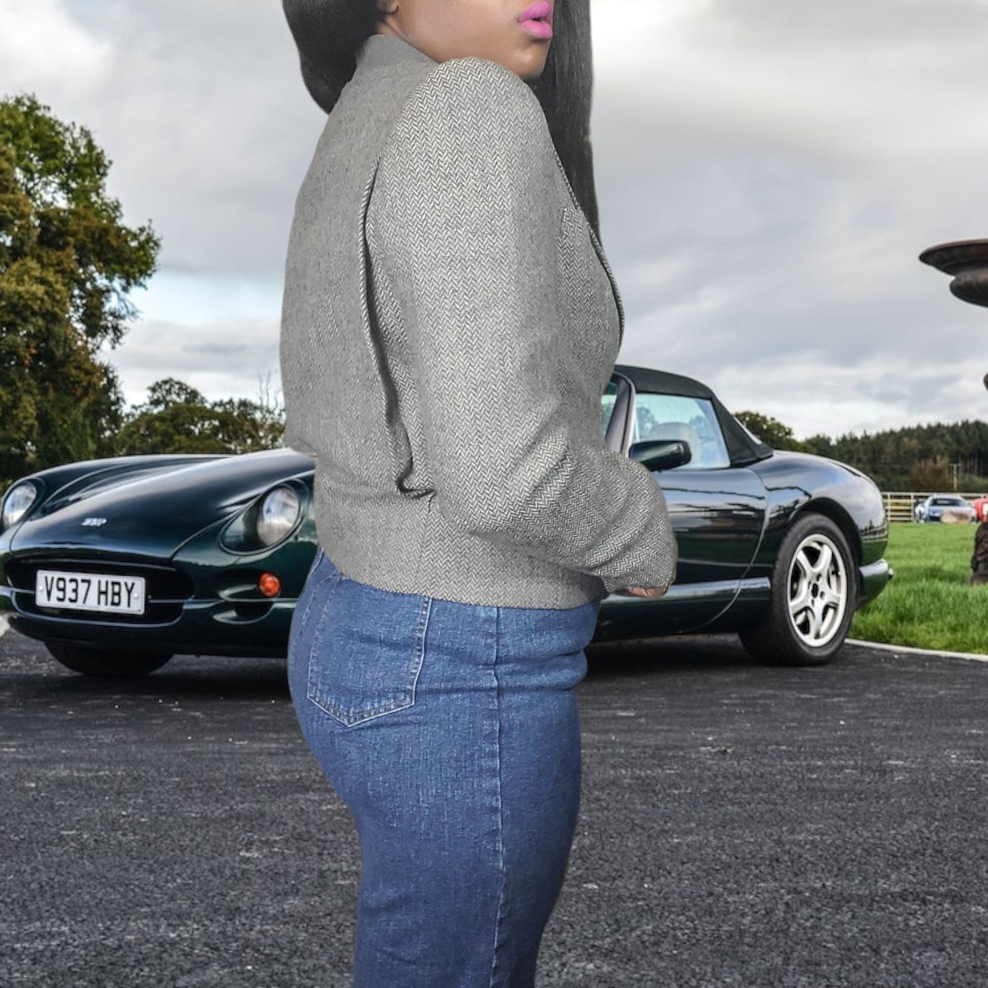 Vintage Blazers-90s Fashion-Molasani Tweed Blazer- Lucille Golden Vintage -Shop Womens Sustainable Vintage Fashion