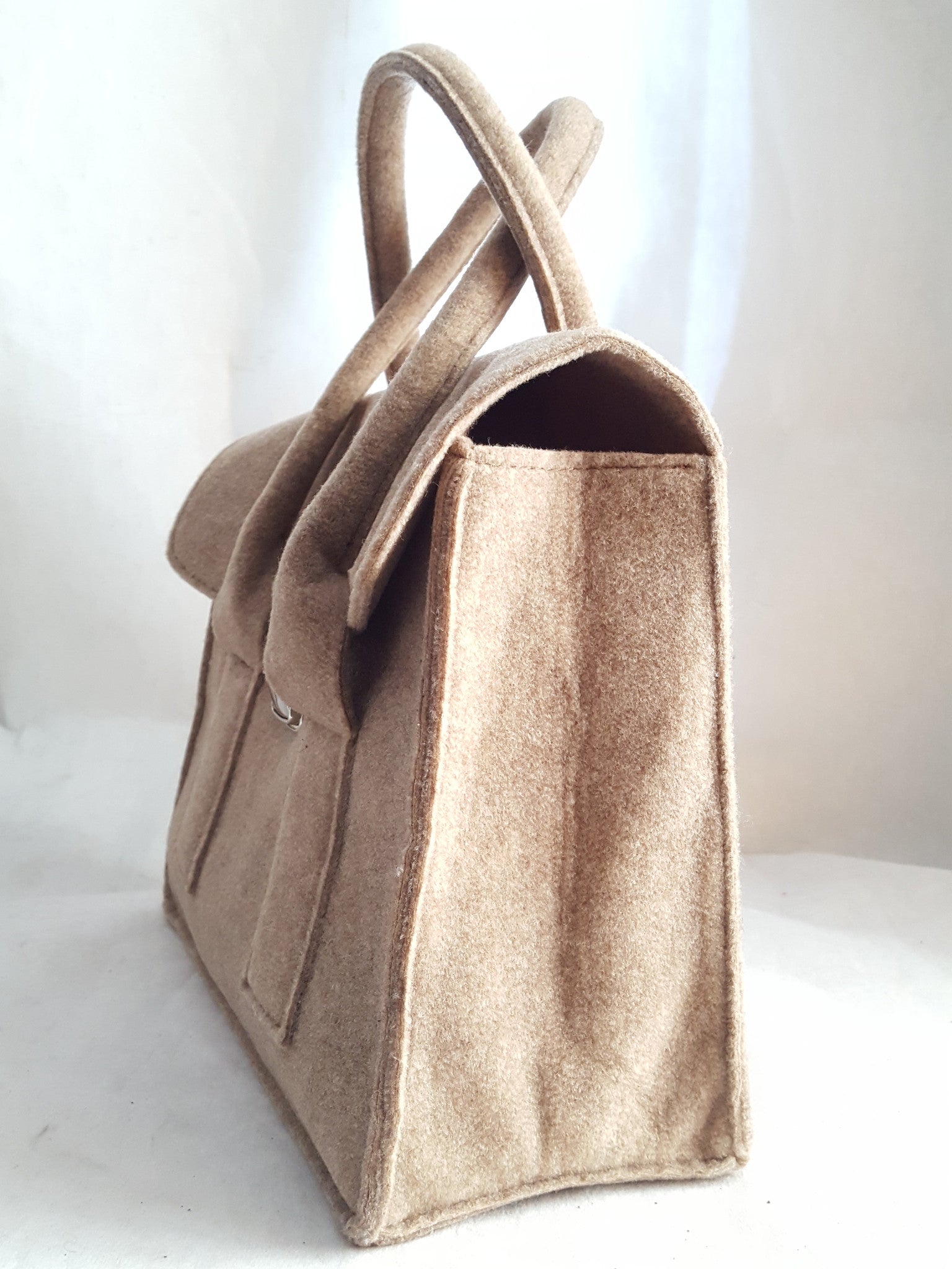 Handmade Felt Satchel, Handbags, Wells Resale and Co, [shop_name