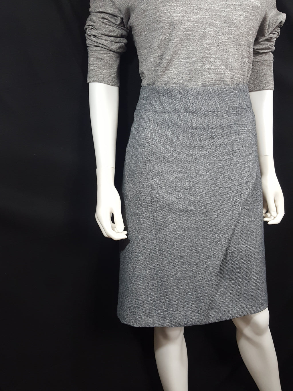 Ellie Kai Gray Tweed Pencil Skirt sz. 12, Skirts, Ellie Kai, [shop_name