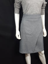 Load image into Gallery viewer, Ellie Kai Gray Tweed Pencil Skirt sz. 12, Skirts, Ellie Kai, [shop_name
