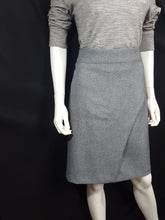 Load image into Gallery viewer, Ellie Kai Gray Tweed Pencil Skirt sz. 12, Skirts, Ellie Kai, [shop_name