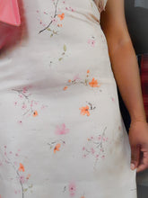 Load image into Gallery viewer, Oscar De La Renta Floral Print Silk Chiffon Dress Size 10