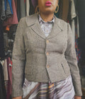 Carmen Marc Valvo Brocade Blazer Size 14