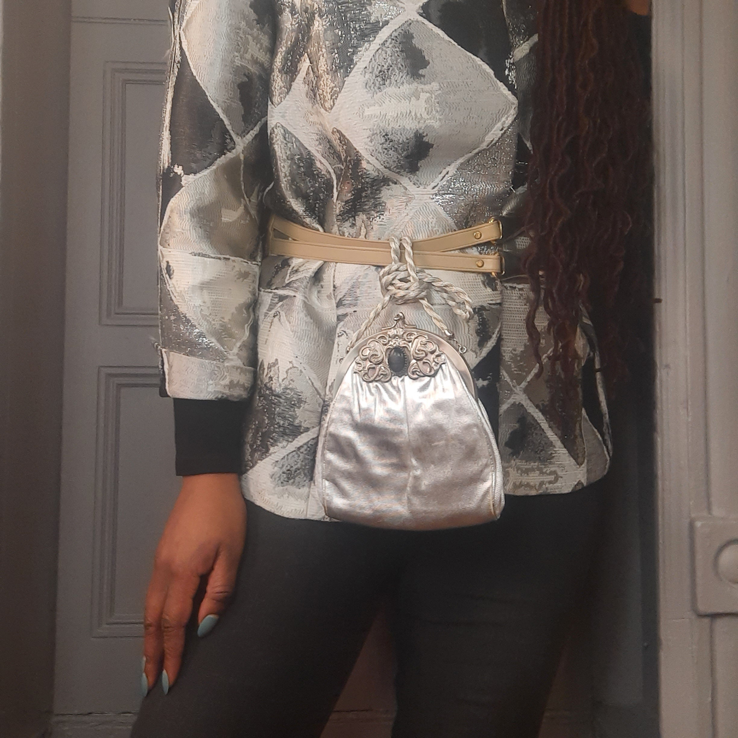 1950s Vintage Harry Levine  Clasp Bag