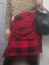 Load image into Gallery viewer, Lane Bryant Plaid Blanket Scarf
