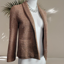 Load image into Gallery viewer, 70s Vintage Tweed Jacket Charlotte Ford For Lord &amp; Taylor Tweed Blazer
