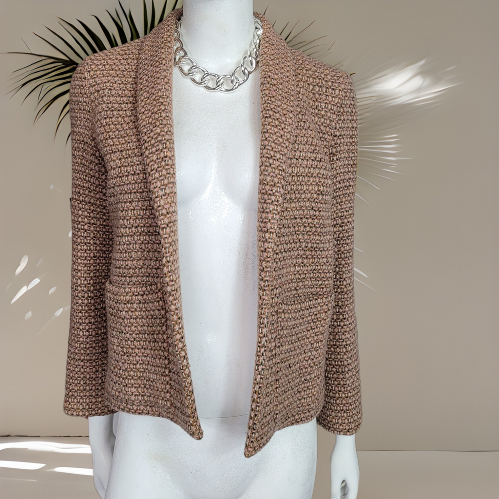 70s Vintage Tweed Jacket Charlotte Ford For Lord & Taylor Tweed Blazer