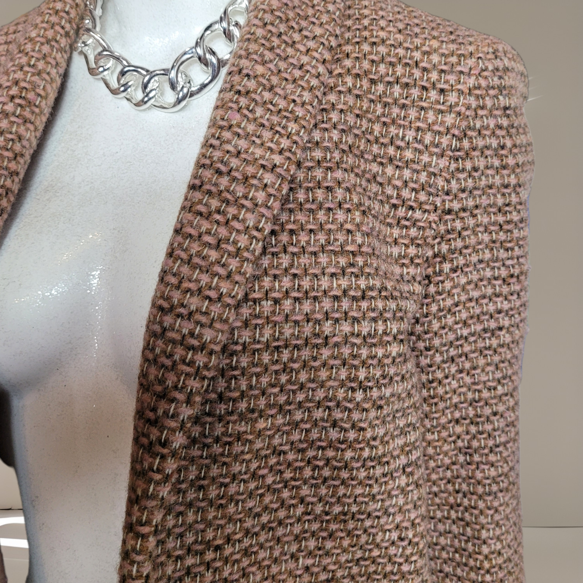 70s Vintage Tweed Jacket Charlotte Ford For Lord & Taylor Tweed Blazer