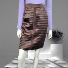 Load image into Gallery viewer, 90s Brown Vintage Pencil Skirts Dior Boutique Size M
