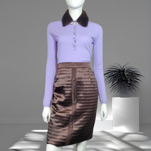 Load image into Gallery viewer, 90s Brown Vintage Pencil Skirts Dior Boutique Size M