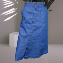 Load image into Gallery viewer, 70s Vintage Denim Skirt
