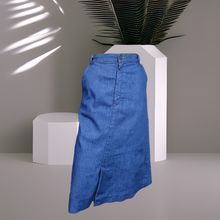 Load image into Gallery viewer, 70s Vintage Denim Skirt
