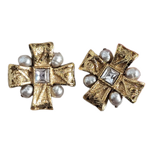 Load image into Gallery viewer, 80s Vintage Clip-On Earrings Christian Lacroix

