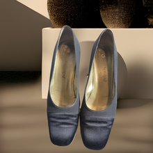 Load image into Gallery viewer, Vintage Black Yves Saint Laurent Square Toe Pumps Size 9.5
