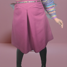 Load image into Gallery viewer, 70s Yolk Skirt, Highwaist A Line Skirt
