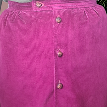 Load image into Gallery viewer, L.L. Bean Wale Courdoroy Button Up Pencil Size Skirt 14