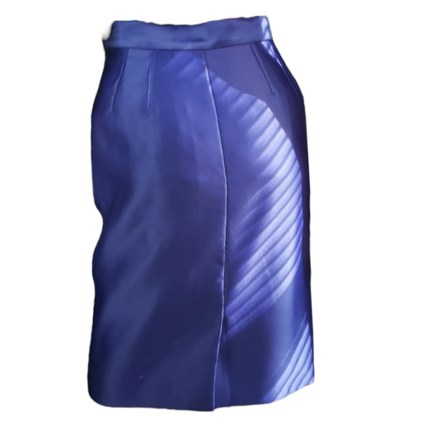 Yves Saint Laurent Variations Blue Pencil Skirt size 4/36