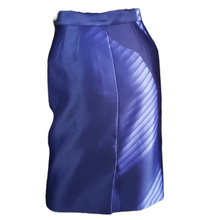 Load image into Gallery viewer, Yves Saint Laurent Variations Blue Pencil Skirt size 4/36
