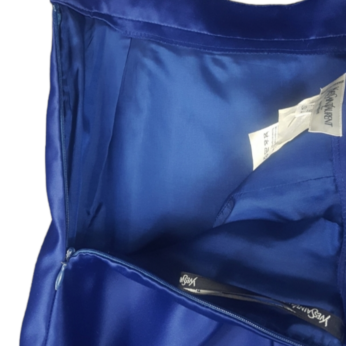 Yves Saint Laurent Variations Blue Pencil Skirt size 4/36