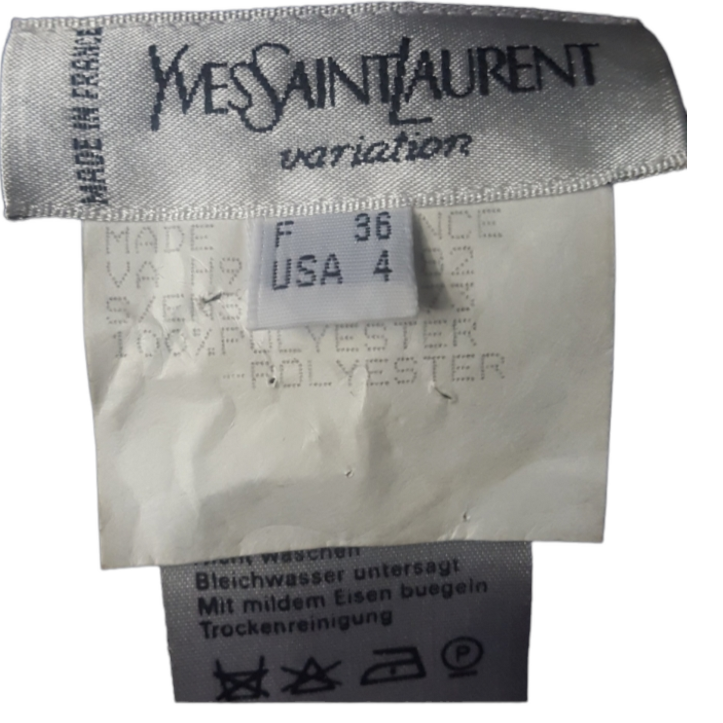 Yves Saint Laurent Variations Blue Pencil Skirt size 4/36