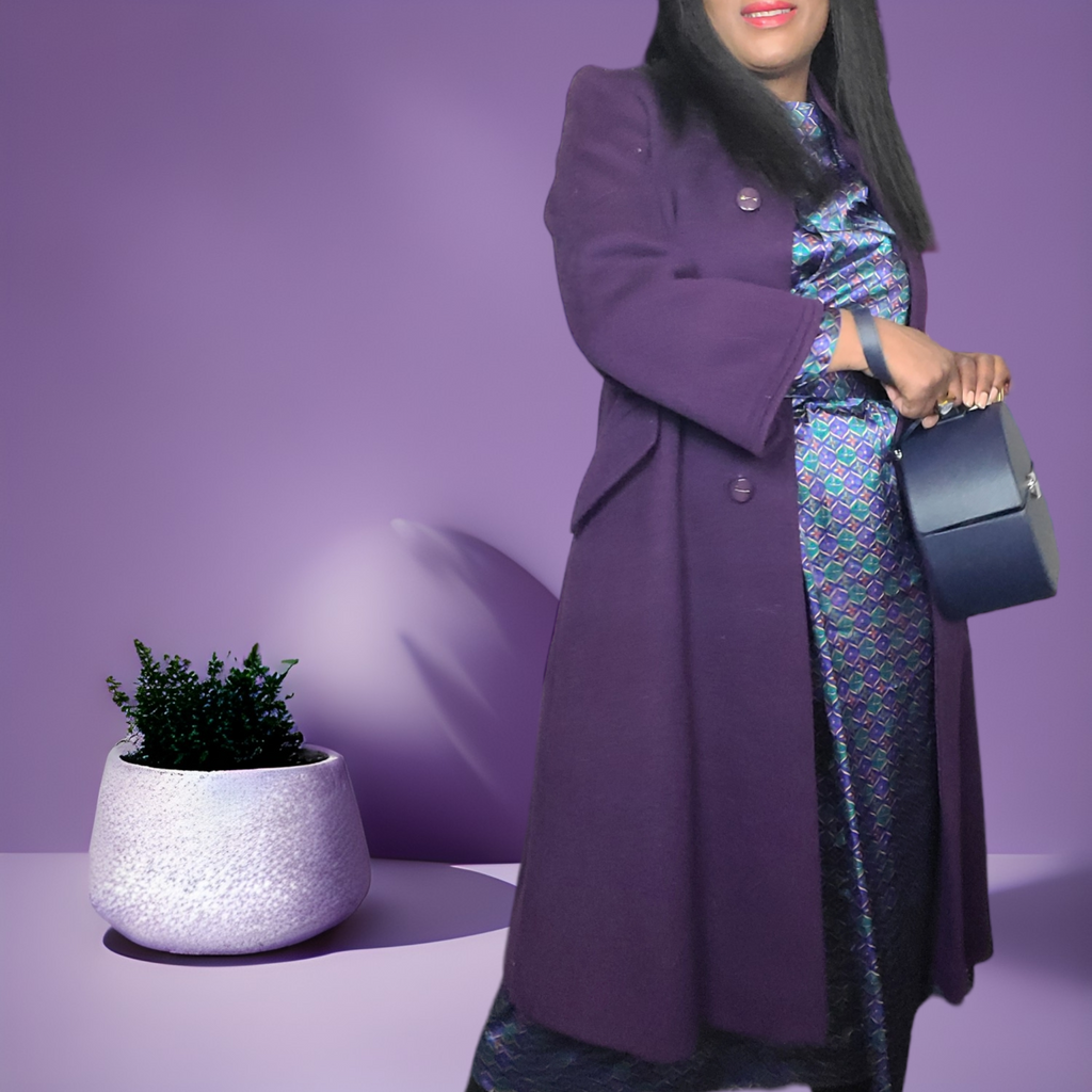 1960s Hudsons Detroit Sycamore Wool Coat size M