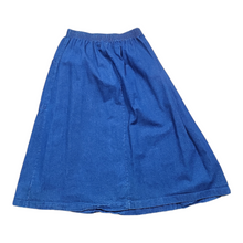 Load image into Gallery viewer, 70s Vintage G.O.B. Clothing Company Pleated Denim Skirt XL