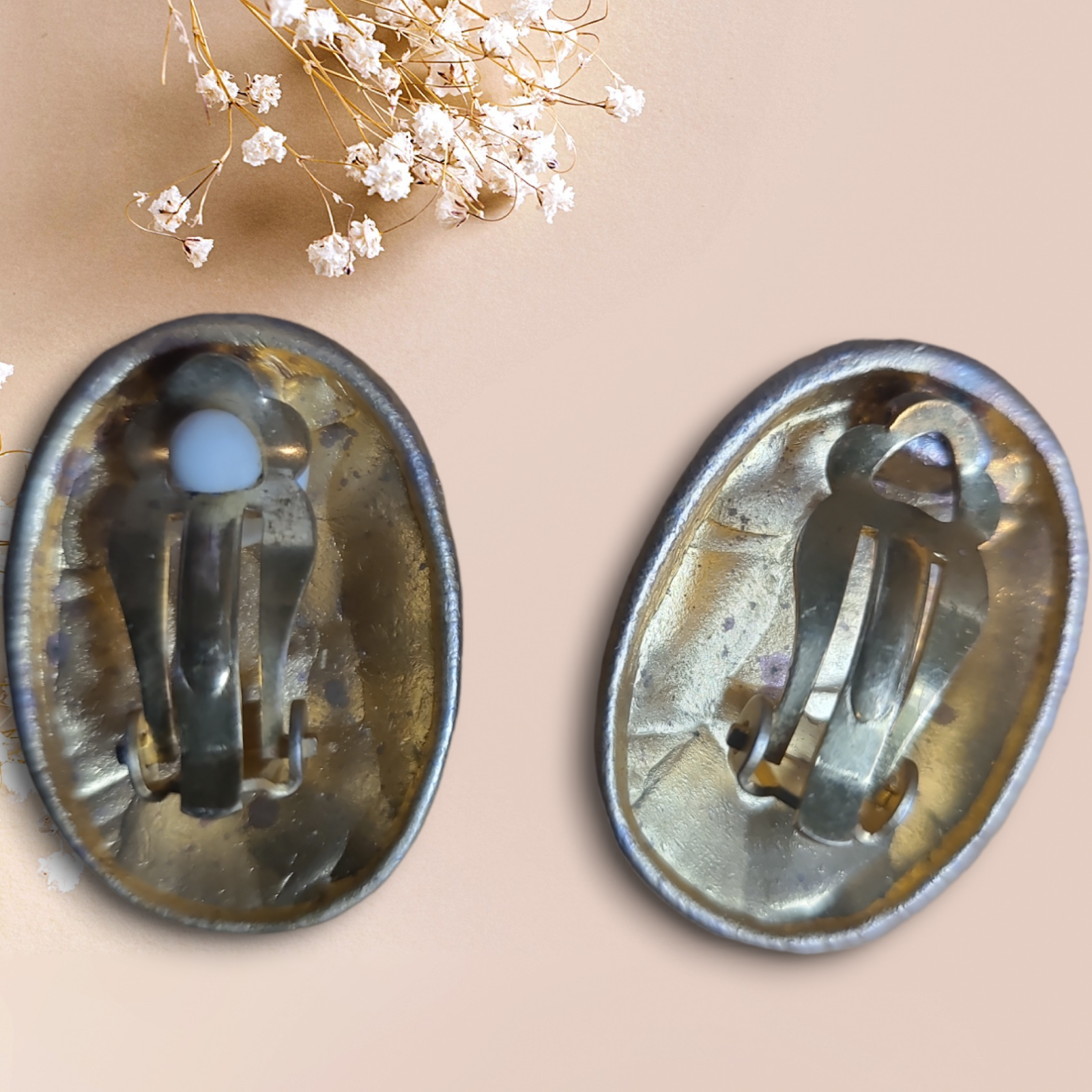 80s Vintage Leopard Clip-On Earrings