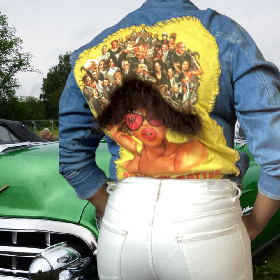 Bill Blass Denim Jacket 90s Vintage Jeans  Size XL