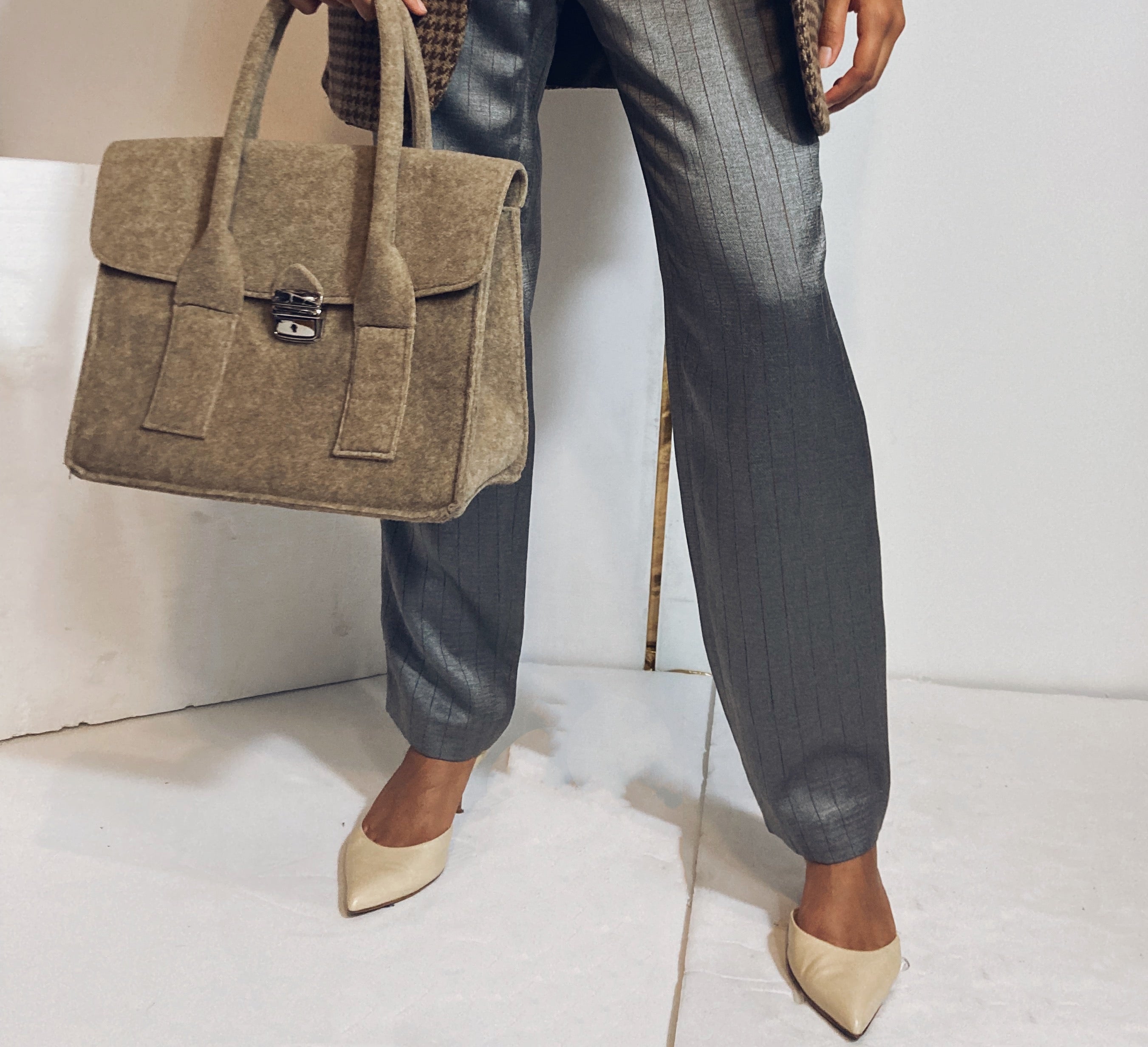 Handmade Felt Satchel
