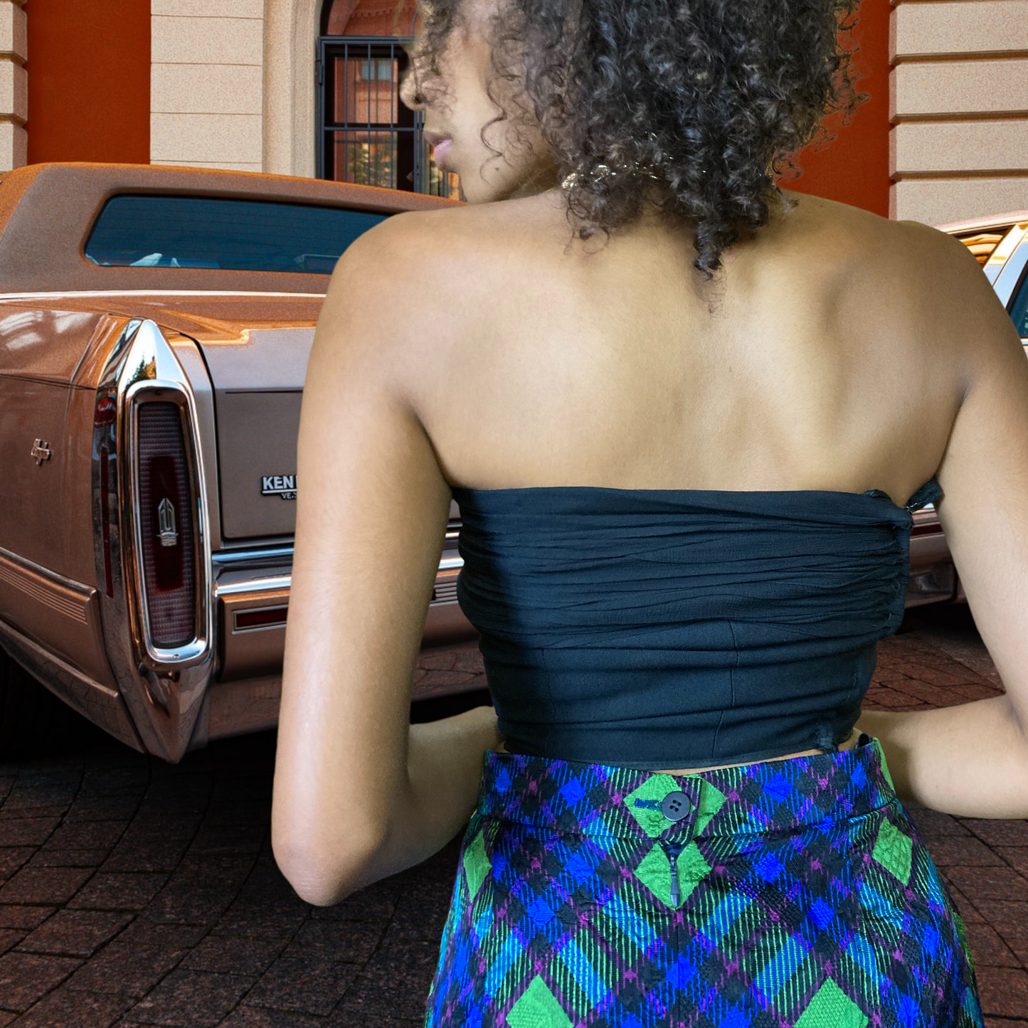 1990s Gianco Ferre Vintage Silk Bustier Size XS