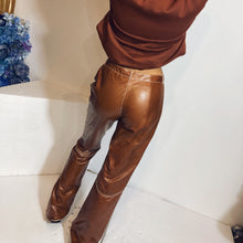 Load image into Gallery viewer, Santacroce Firenze Leather Trousers Size 44