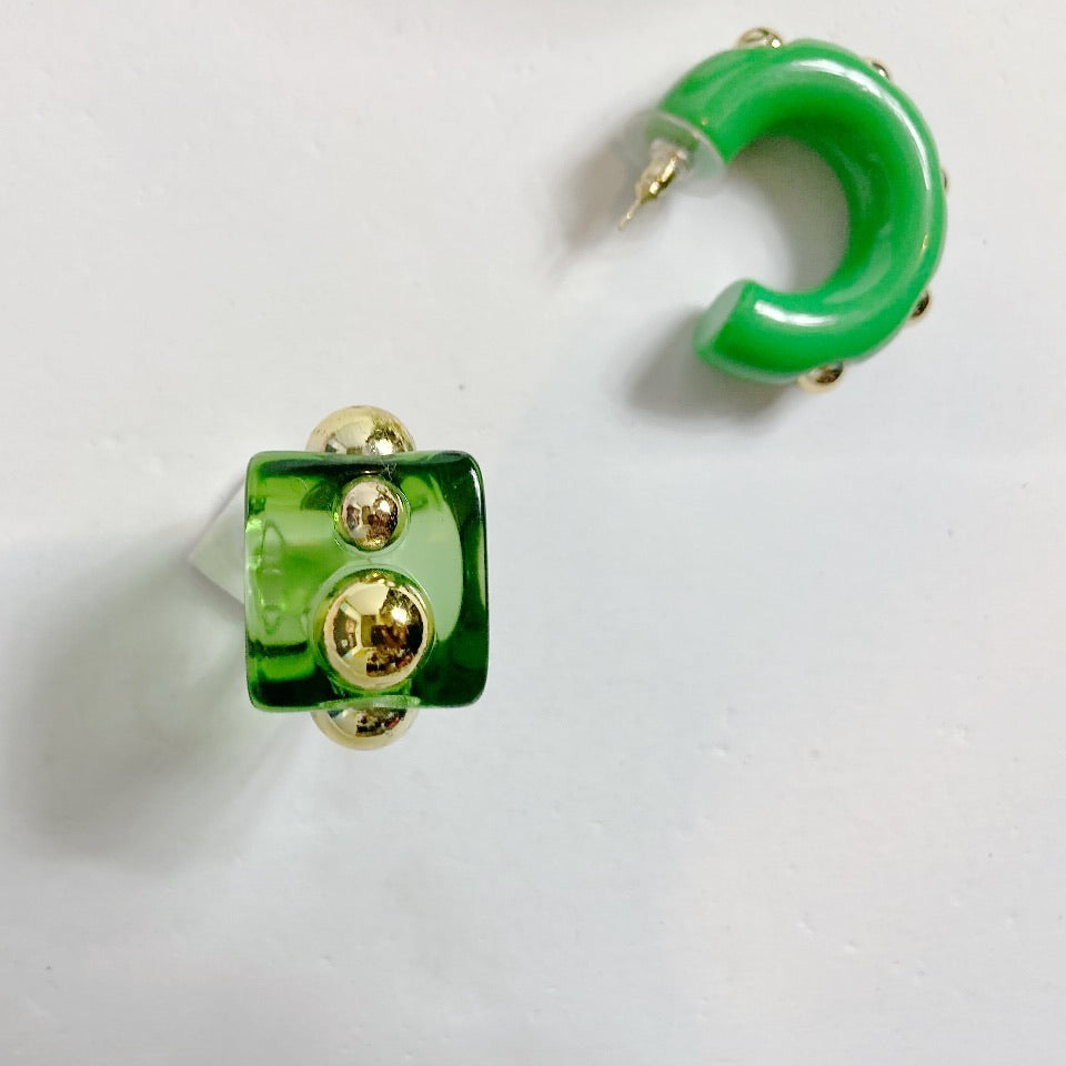 Image Gang_Emerald_Cythina_Ring_Earrings_Lucille Golden _Vintage_Black Owned