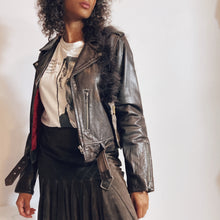 Load image into Gallery viewer, American_Eagle _Outfitters_Brown _Leather_Moto_Jacket_Biker_Jackets
