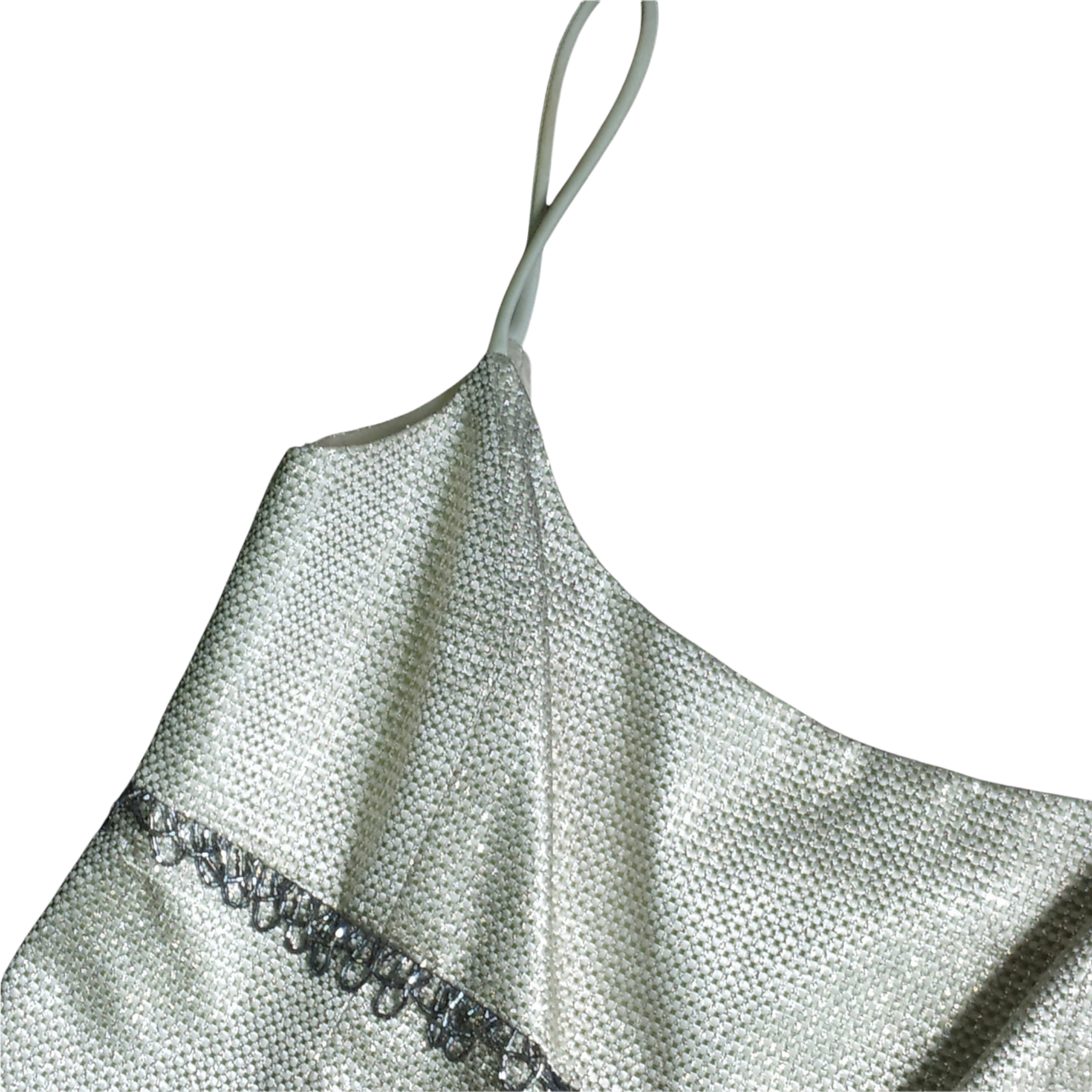 Michelangelo Metallic Bodice Top Size 18