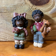 Load image into Gallery viewer, Set of Rare Black American Children Brooches
