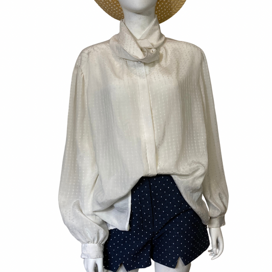 70’s Secretary Blouse Sophistication Lady Manhattan