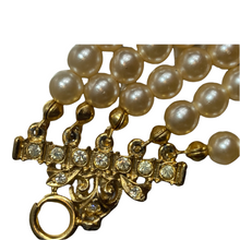 Load image into Gallery viewer, Vintage Sphinx Pearl Choker Necklace
