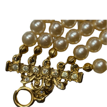 Load image into Gallery viewer, Vintage Sphinx Pearl Choker Necklace