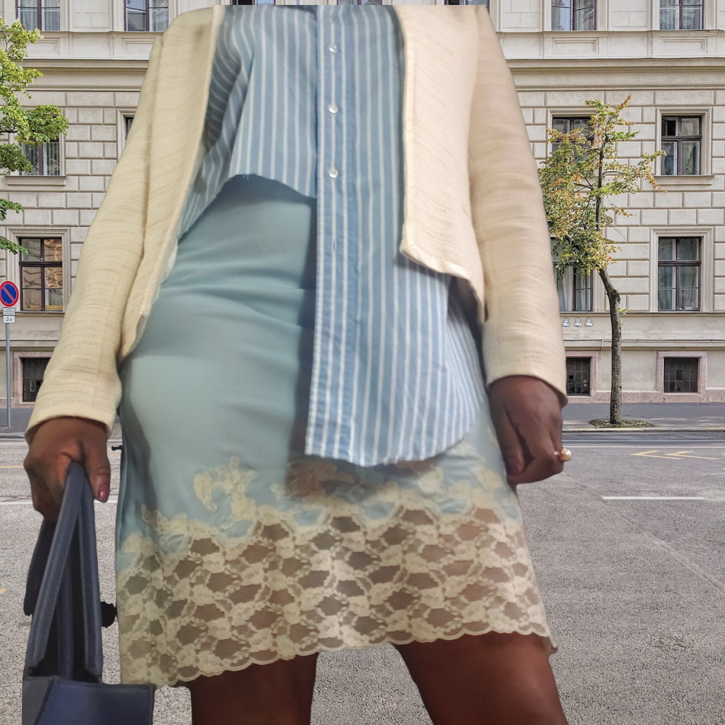 Vintage Skirt Slip size M