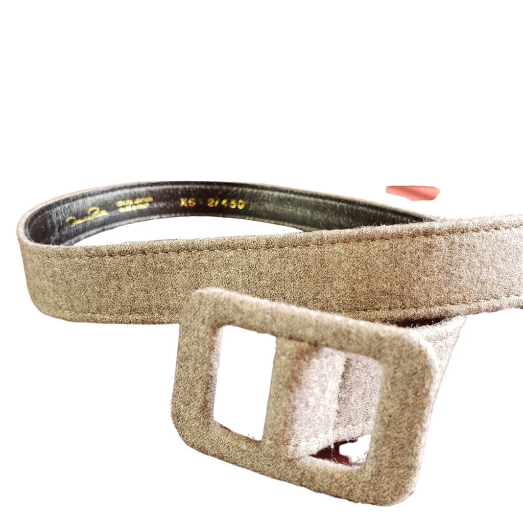 Vintage Oscar de la Renta Wool Belt Size xs