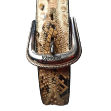 Load image into Gallery viewer, Wehmeiers New Orleans Geniune Snake Skin Belts Size M
