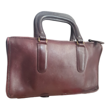 Load image into Gallery viewer, Vintage 1974 Coach Bonnie Cashin The Slim Satchel Leather Bag Eggplant
