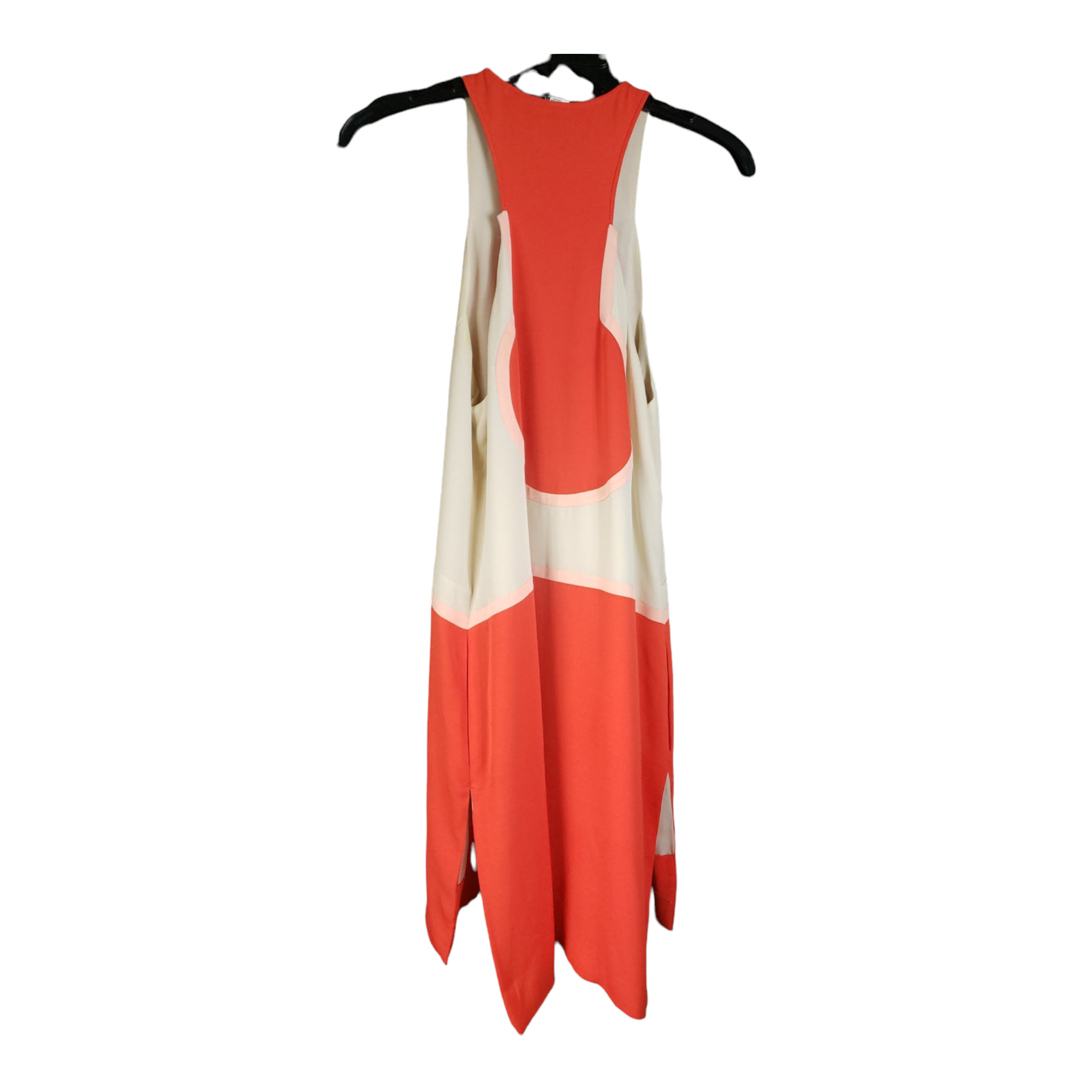 DvF Silk MOD Color Block Geometric Mini Dress/Tunic Size 2